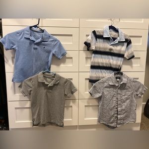 Set of 4 Boys 5/6 Polos and Buttowndown
